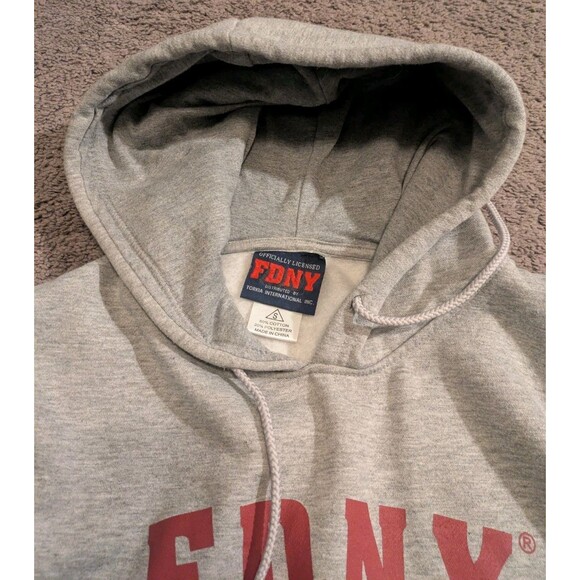 FDNY Fire Department New York City NYC Official Licensed Hoodie Sweatshirt Men's - Picture 3 of 6